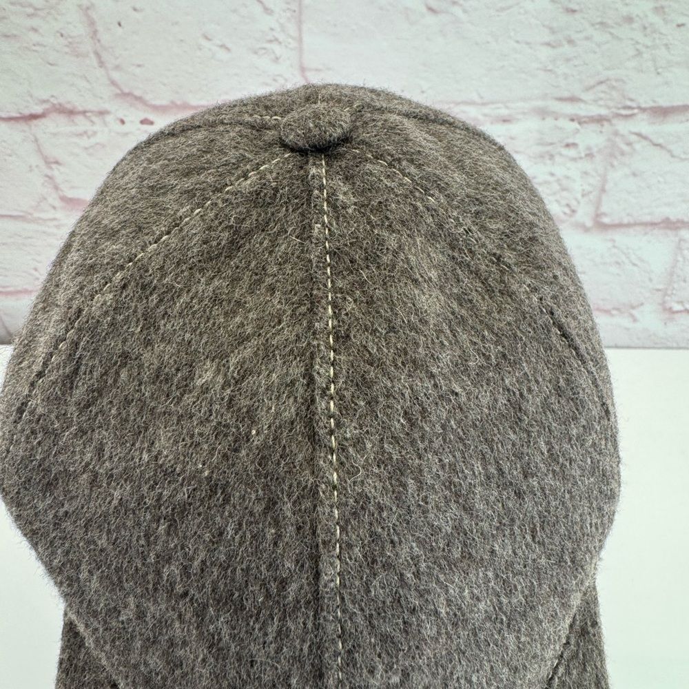 Gucci Web Gray Wool Baseball Hat Cap Rare XL - Picture 7 of 13